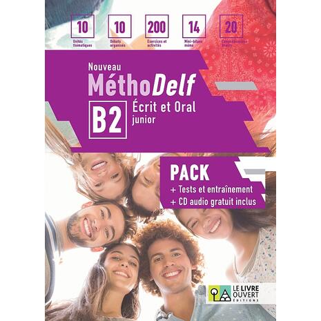 Nouveau Méthodelf B2 Pack Élève (Livre + Tests) (978-618-5258-51-1)