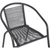 ΠΟΛΥΘΡΟΝΑ SWIFTER HM5969.01 ΜΕΤΑΛΛΟ ΓΚΡΙ-ΣΥΝΘ. RATTAN ΓΚΡΙ 54x61x75Υεκ.