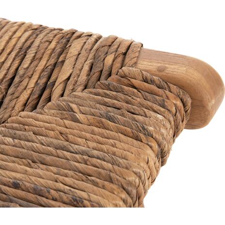 ΣΚΑΜΠΟ ΜΠΑΡ WALTER HM9841 ΞΥΛO TEAK ΣΕ ΦΥΣΙΚΟ-ΨΑΘΑ 46x55x105Υ εκ.