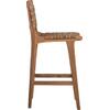 ΣΚΑΜΠΟ ΜΠΑΡ WALTER HM9841 ΞΥΛO TEAK ΣΕ ΦΥΣΙΚΟ-ΨΑΘΑ 46x55x105Υ εκ.