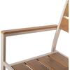 ΠΟΛΥΘΡΟΝΑ ΑΛΟΥΜΙΝΙΟΥ SAGA HM5981.04 ΣΑΜΠΑΝΙ-POLYWOOD ΣΕ ΦΥΣΙΚΟ 55x55x86Υεκ.