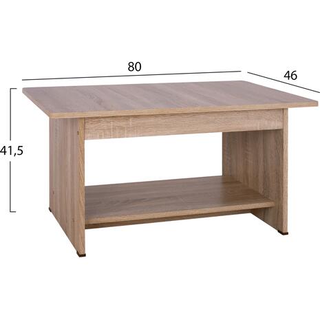 ΤΡΑΠΕΖΑΚΙ ΣΑΛΟΝΙΟΥ HAYDEN HM2286.02 ΣΕ ΧΡΩΜΑ SONAMA 80x46x41,5