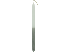 Λαμπάδα αρωματική Dream Light δίχρωμη λευκή-γκρι 35εκ