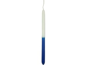 Λαμπάδα αρωματική Dream Light δίχρωμη λευκή-μπλε 35εκ