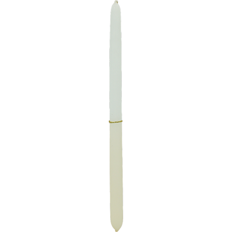 Λαμπάδα αρωματική Dream Light δίχρωμη λευκή-εκρού 35εκ