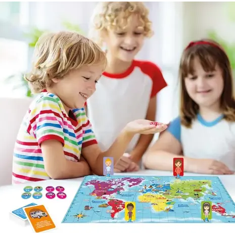 Εξυπνούλης Εκπαιδευτικό Παιχνίδι Γνωρίζω Τον Κόσμο Για 6+ Χρονών