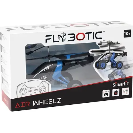 Τηλεκατευθυνόμενο Eλικόπτερο Flybotic Air Wheelz Μπλε Silverlit
