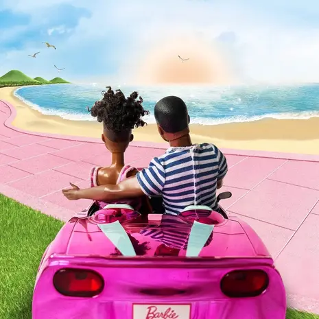 Barbie R/C Dream Car σε ροζ χρώμα