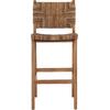 ΣΚΑΜΠΟ ΜΠΑΡ WALTER HM9841 ΞΥΛO TEAK ΣΕ ΦΥΣΙΚΟ-ΨΑΘΑ 46x55x105Υ εκ.