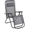 ΠΟΛΥΘΡΟΝΑ RELAX COMPANION HM5095.11 ΓΚΡΙ TEXTILENE-ΜΑΥΡΟ ΜΕΤΑΛΛΟ 67x145x110Υεκ. (σετ 2 τεμαχίων)