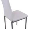 ΚΑΡΕΚΛΑ ΜΕΤΑΛΛΙΚΗ LADY HM0037.11 ΛΕΥΚΟ PU ΜΕΤΑΛΛΙΚΟ ΣΚΕΛΕΤΟ K/D 40x48x95 εκ. (σετ 4 τεμαχίων)