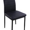 ΚΑΡΕΚΛΑ ΜΕΤΑΛΛΙΚΗ LADY HM0037.12 ΜΑΥΡΟ PU ΜΕΤΑΛΛΙΚΟ ΣΚΕΛΕΤΟ K/D 40x48x95 εκ. (σετ 4 τεμαχίων) (Μαύρο)
