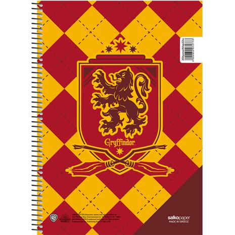 Τετράδιο Salko σπιράλ "School Pride Harry Potter" 17x25 4 θεμάτων 240Φ (διάφορα σχέδια)