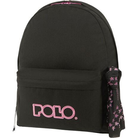 Tσάντα πλάτης POLO Original Scarf Black/Violet-Μαύρο/Βιολετί (901135-2046 2024)