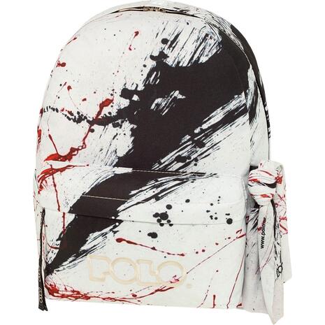 Τσάντα Πλάτης POLO Original Scarf Craft White/Black-Λευκό-Μαύρο (901161-8260 2024)