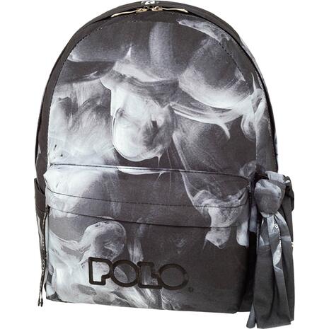 Τσάντα πλάτης POLO Original Scarf Craft Black/Grey-Μαύρο/Γκρι (901161-8258 2024)