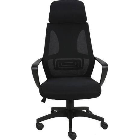 BF2950 Πολυθρόνα Γραφείου Διευθυντή, Mesh Μαύρο (ΕΟ544,1)