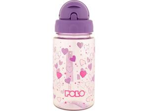 Παγούρι πλαστικό POLO Tritan Kid's Heart 450ml (948001-8316)