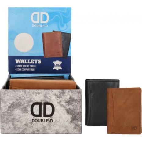 Πορτοφόλι δερμάτινο Wallet Da Vinci Double D (σε διάφορα σχέδια)