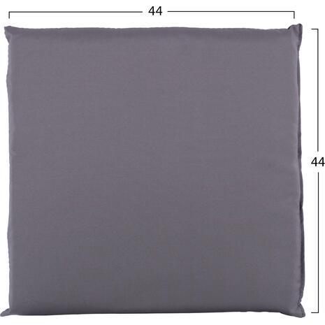 ΜΑΞΙΛΑΡΙ ΥΦΑΣΜΑΤΙΝΟ ΓΚΡΙ 44x44x5,5 εκ. HM5746.10