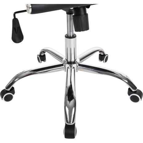 ΚΑΡΕΚΛΑ ΓΡΑΦΕΙΟΥ HM1059.31 ΜΑΥΡΟ PU BOSS ΔΙΕΥΘΥΝΤΟΥ ΠΟΔΙ ΧΡΩΜΙΟΥ 54x57x110Υεκ. (Μαύρο)