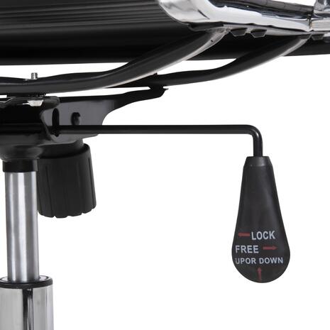 ΚΑΡΕΚΛΑ ΓΡΑΦΕΙΟΥ HM1059.31 ΜΑΥΡΟ PU BOSS ΔΙΕΥΘΥΝΤΟΥ ΠΟΔΙ ΧΡΩΜΙΟΥ 54x57x110Υεκ. (Μαύρο)