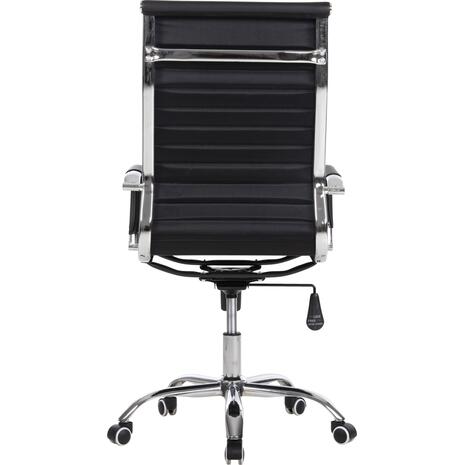 ΚΑΡΕΚΛΑ ΓΡΑΦΕΙΟΥ HM1059.31 ΜΑΥΡΟ PU BOSS ΔΙΕΥΘΥΝΤΟΥ ΠΟΔΙ ΧΡΩΜΙΟΥ 54x57x110Υεκ. (Μαύρο)