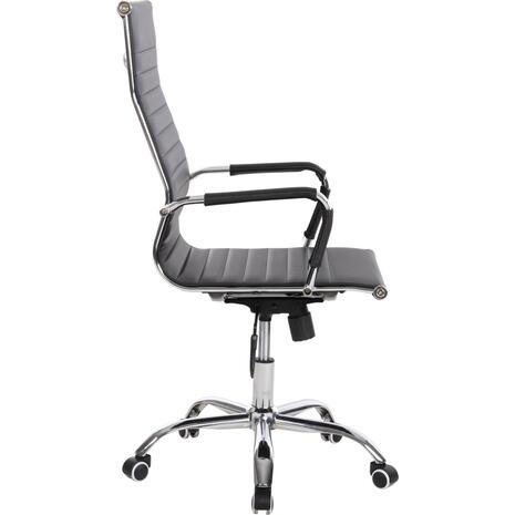 ΚΑΡΕΚΛΑ ΓΡΑΦΕΙΟΥ HM1059.31 ΜΑΥΡΟ PU BOSS ΔΙΕΥΘΥΝΤΟΥ ΠΟΔΙ ΧΡΩΜΙΟΥ 54x57x110Υεκ. (Μαύρο)