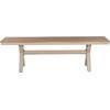 ΠΑΓΚΑΚΙ ΑΛΟΥΜΙΝΙΟΥ TAWNEE HM6038.04 ΣΑΜΠΑΝΙ-POLYWOOD ΚΑΘΙΣΜΑ ΦΥΣΙΚΟ 150x36x45Υεκ.
