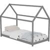 ΚΡΕΒΑΤΙ ΠΑΙΔΙΚΟ PEPE HM678.05 τ.MONTESSORI ΞΥΛΟ ΠΕΥΚΟ ΓΚΡΙ- 140x70εκ