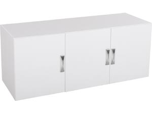 ΠΑΤΑΡΙ 3ΦΥΛΛΗΣ ΝΤΟΥΛΑΠΑΣ ΜΕΛΑΜΙΝΗΣ CARLY HM385.05 ΣΕ ΧΡΩΜΑ ΛΕΥΚΟ 150X55X60Υεκ
