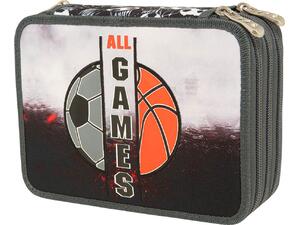 Κασετίνα τετράγωνη τριπλή Polo Rolling All Games 5201927126520
