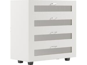 ΣΥΡΤΑΡΙΕΡΑ ΜΕΛΑΜΙΝΗΣ THORGAN HM9880.03 4 ΣΥΡΤΑΡΙΑ-ΛΕΥΚΟ ΧΡΩΜΑ 80Χ40Χ83Υεκ