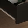 ΚΟΜΟΔΙΝΟ DINKL HM2472.02 ΜΕΛΑΜΙΝΗ-2 ΣΥΡΤΑΡΙΑ-WENGE 29,5x29,5x45Υεκ