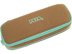Κασετίνα οβάλ διπλή Polo Duo Box Cord Brown/Petrol 5201927129743