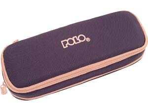 Κασετίνα οβάλ διπλή Polo Duo Box Cord Eggplant/Pink 5201927129767