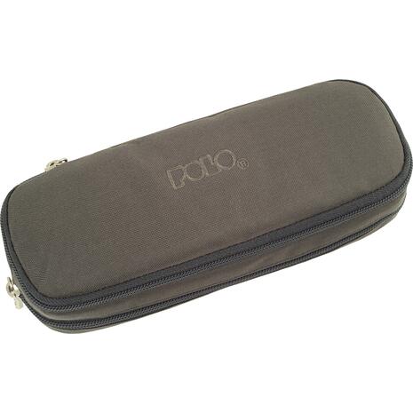 Κασετίνα οβάλ διπλή Polo Duo Box Cord Charcoal - Ανθρακί  5201927129705