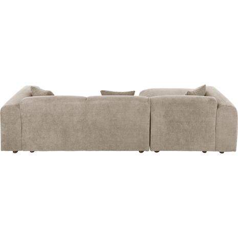 ΚΑΝΑΠΕΣ ΓΩΝΙΑ (ΑΡΙΣΤΕΡΗ) BRICKEN HM3275.01L ΜΠΕΖ ΥΦΑΣΜΑ 110-282x98-160x72Υεκ.