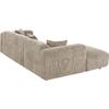 ΚΑΝΑΠΕΣ ΓΩΝΙΑ (ΑΡΙΣΤΕΡΗ) BRICKEN HM3275.01L ΜΠΕΖ ΥΦΑΣΜΑ 110-282x98-160x72Υεκ.