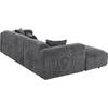 ΚΑΝΑΠΕΣ ΓΩΝΙΑ (ΑΡΙΣΤΕΡΗ) BRICKEN HM3275.04L ΑΝΘΡΑΚΙ ΥΦΑΣΜΑ 110-282x98-160x72Υεκ.
