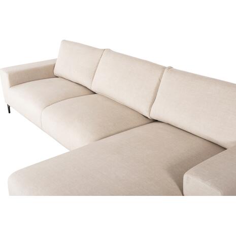 ΚΑΝΑΠΕΣ ΓΩΝΙΑ (ΔΕΞΙΑ) NOA HM3278.01R ΕΚΡΟΥ ΥΦΑΣΜΑ 288x90-157x67-80Υεκ.