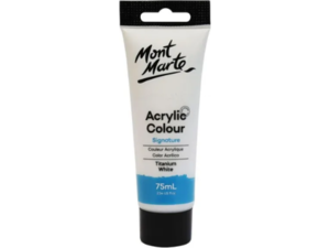 Ακρυλικό χρώμα Mont Marte 01 Titanium White 75ml (Titanium White)