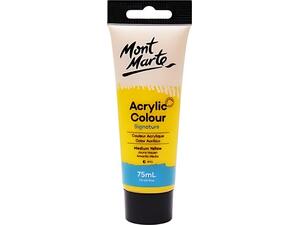 Ακρυλικό χρώμα Mont Marte 04 Medium Yellow 75ml (Medium Yellow)