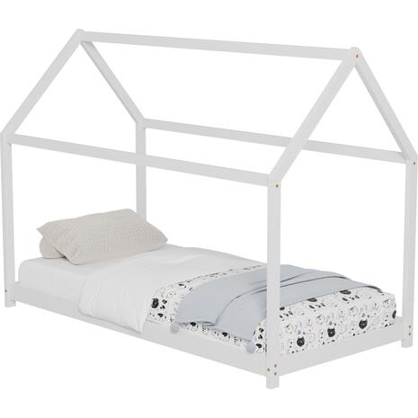 ΚΡΕΒΑΤΙ ΠΑΙΔΙΚΟ PEPE HM678.03 τ.MONTESSORI ΞΥΛΟ ΠΕΥΚΟ ΛΕΥΚΟ- 140x70εκ