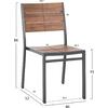 ΚΑΡΕΚΛΑ ΑΛΟΥΜΙΝΙΟΥ SAGA HM6063.02 ΣΚΟΥΡΟ ΓΚΡΙ ΜΕ POLYWOOD 46x52x86Υεκ.