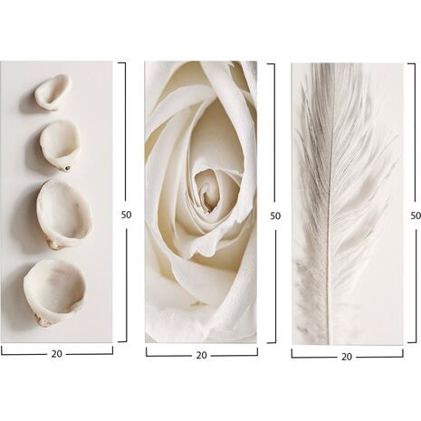 ΠΙΝΑΚΑΣ ΤΡΙΠΤΥΧΟ MDF NATURAL ELEMENTS HM7204.05 60X0,3X50 εκ.