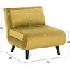 ΠΟΛΥΘΡΟΝΑ ΚΡΕΒΑΤΙ BRAXTON HM8425.23 ΒΕΛΟΥΔΟ ΛΑΔΙ 78x88x78Υεκ.