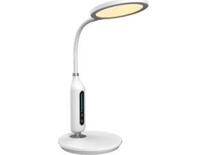 ΦΩΤΙΣΤΙΚΟ ΓΡΑΦΕΙΟΥ LED BLAIN HM4460.01 ΛΕΥΚΟ ABS & ΣΙΛΙΚΟΝΗ Φ18,5x40,7Yεκ.