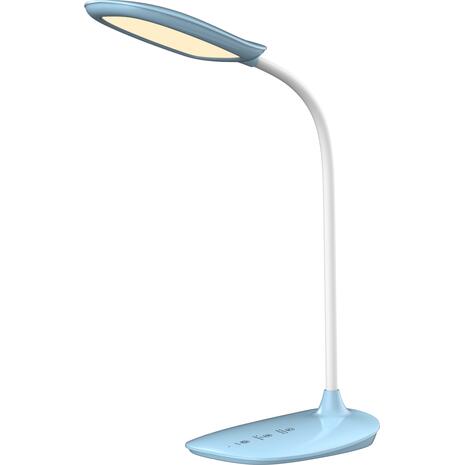ΦΩΤΙΣΤΙΚΟ ΓΡΑΦΕΙΟΥ LED BLAIN HM4444.03 ΓΑΛΑΖΙΟ-ΛΕΥΚΟ ABS 13,6x17,7x40Υ εκ.