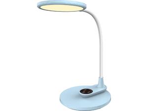 ΦΩΤΙΣΤΙΚΟ ΓΡΑΦΕΙΟΥ LED BLAIN HM4459.03 ΓΑΛΑΖΙΟ ABS-ΛΕΥΚΗ ΣΙΛΙΚΟΝΗ 17x26,6x34,5Υ εκ.